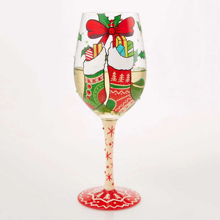 Endura Stockings With Care Wine Glass