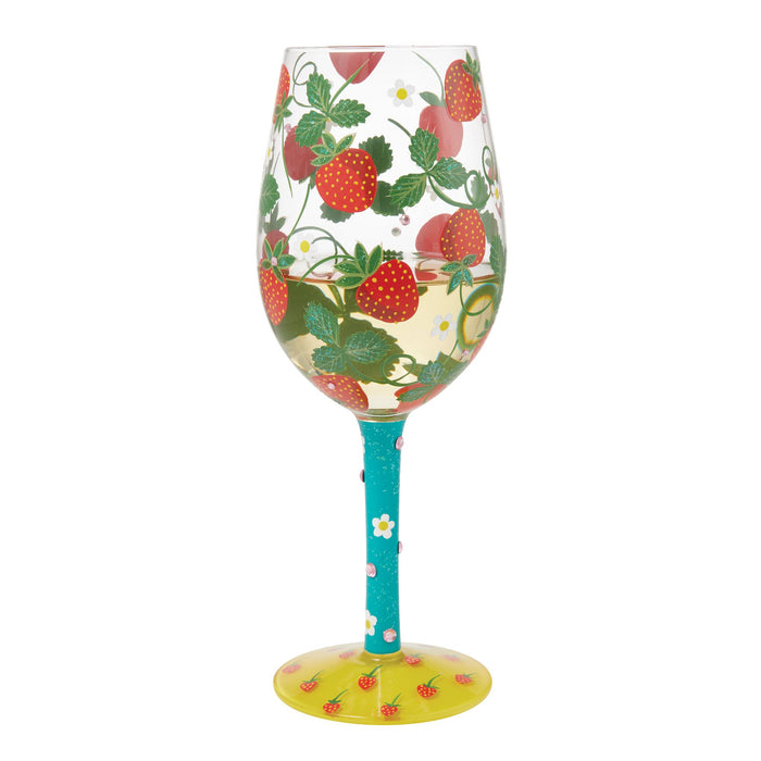Endura Strawberry Patch Wine Glass