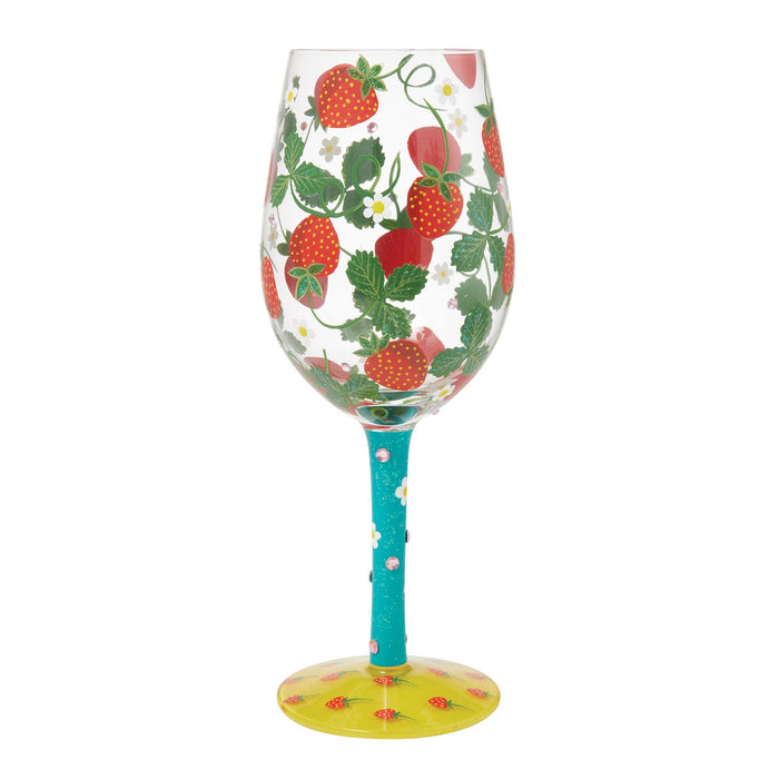Endura Strawberry Patch Wine Glass