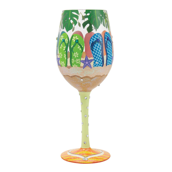 endura Stuck in the Sand Wine Glass