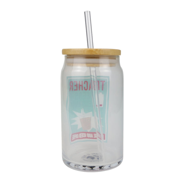 Endura Teacher Latte Glass With Lid