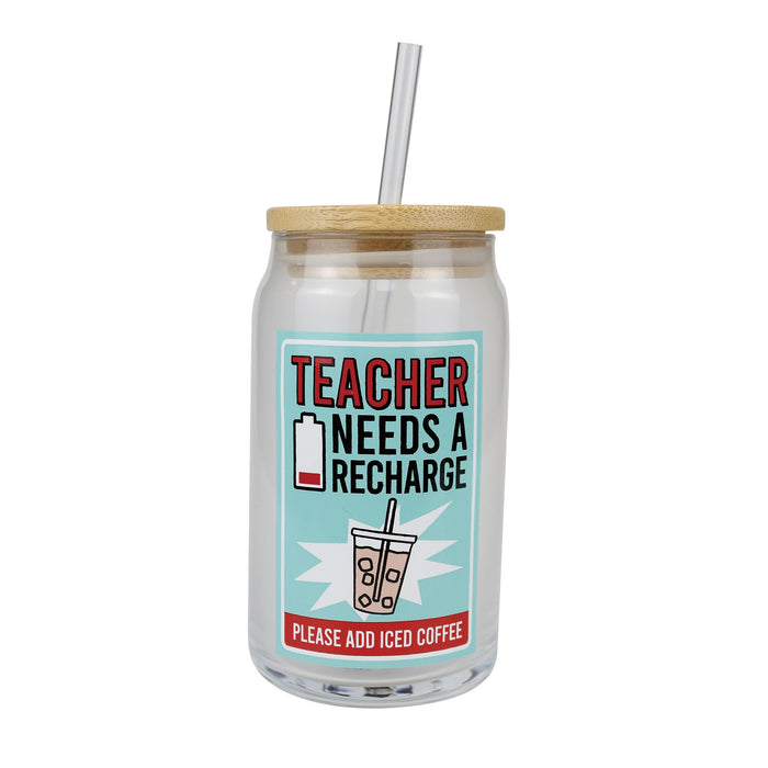 endura Teacher Latte Glass with Lid