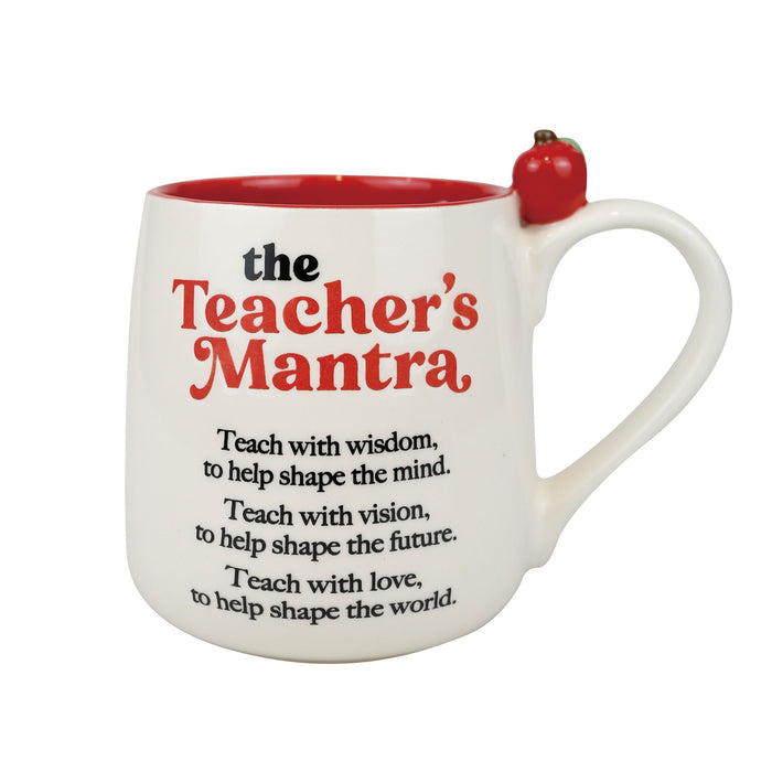 endura Teacher Mantra Sculpted Mug