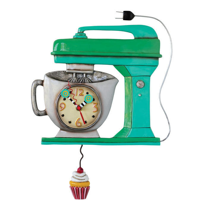 endura Vintage Green Mixer Clock