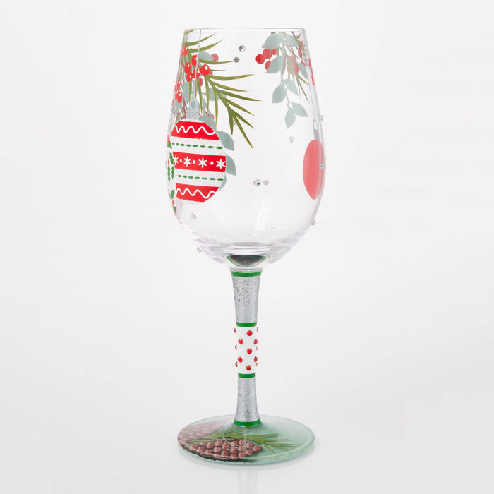 Endura Warm Holiday Wishes Wine Glass