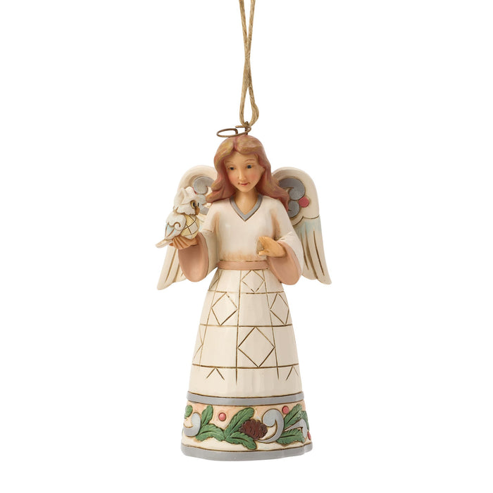 endura Wdlnd Angel with Owl Orn