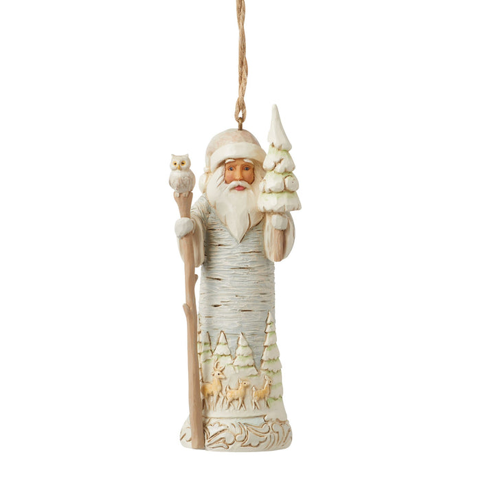endura Wdlnd Birch Bark Santa Orn