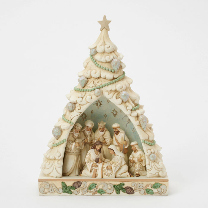 Endura Wdlnd Tree Nativity Diorama