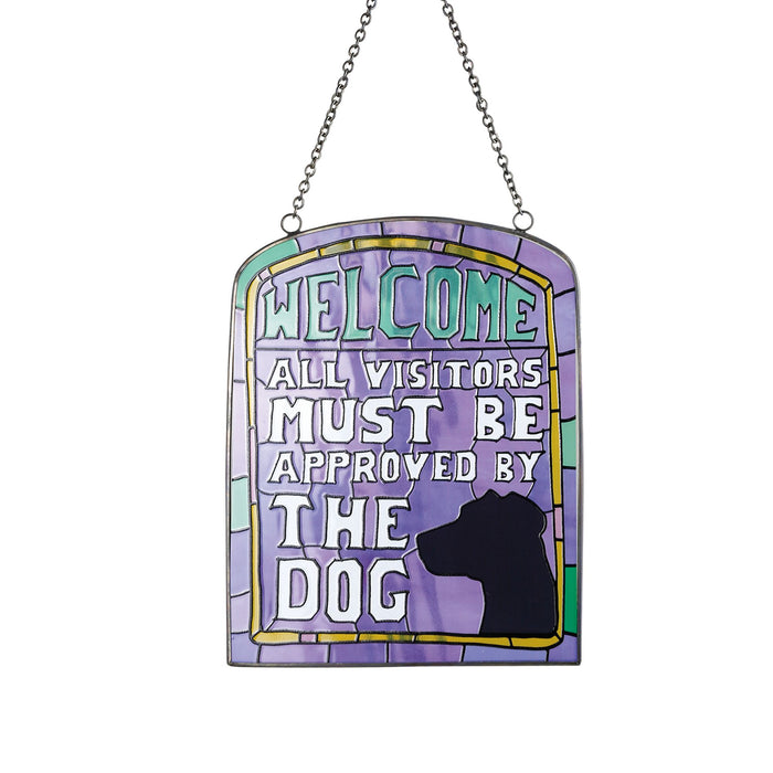 endura Welcome Dog Suncatcher