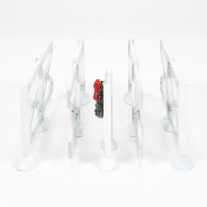 Endura White Crossbuck Fence Set