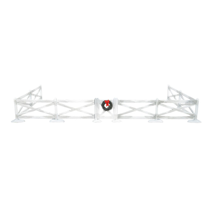 Endura White Crossbuck Fence Set