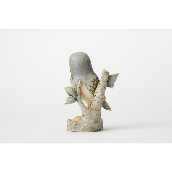 Endura White Woodland Owl On Branch