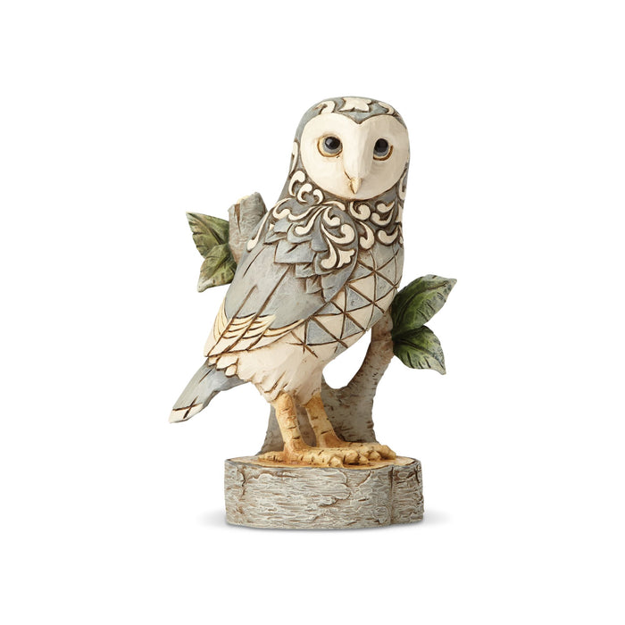 endura White Woodland Owl on Branch