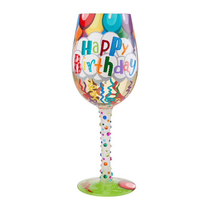 Endura Wine Glass Birthday Streamers