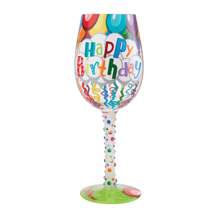 endura Wine Glass Birthday Streamers
