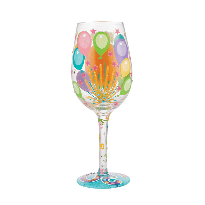 Endura Wine Glass Happy 30th Birthday