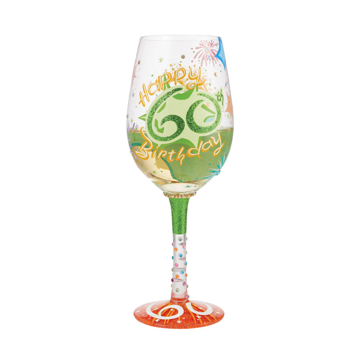Endura Wine Glass Happy 60th Birthday