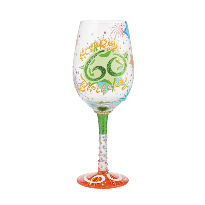 endura Wine Glass Happy 60th Birthday