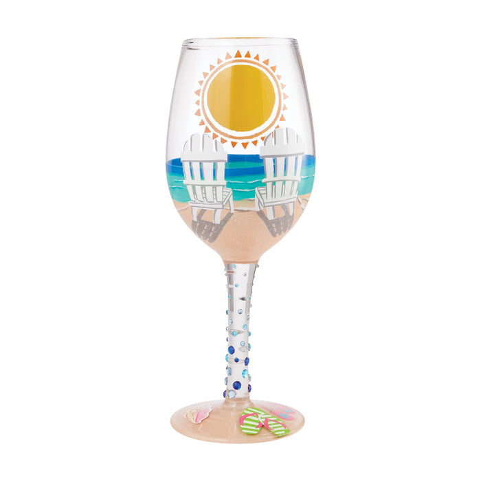 endura Wine Glass Sun on the Beach
