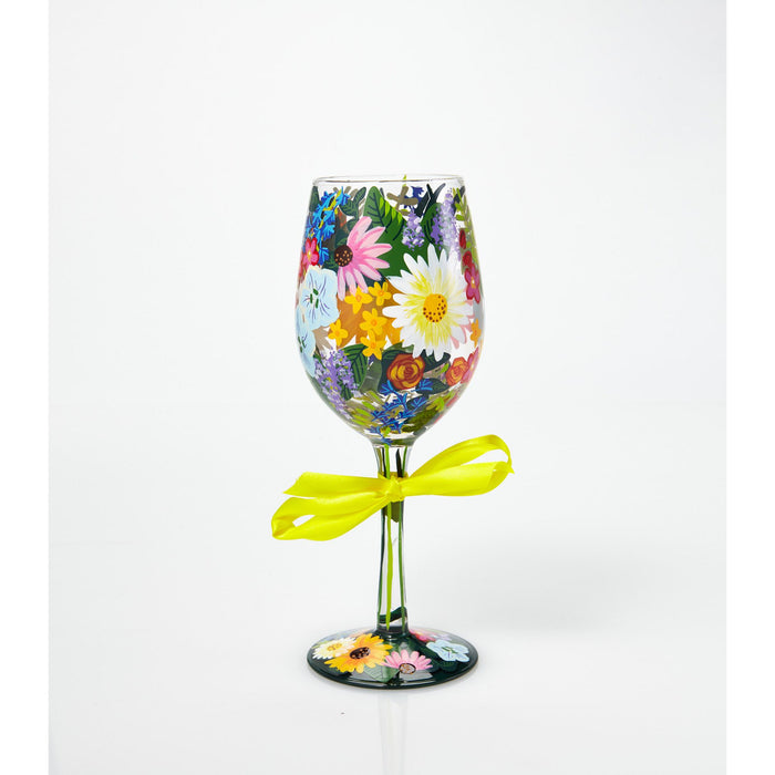 Endura WINE GLASS WILDFLOWERS
