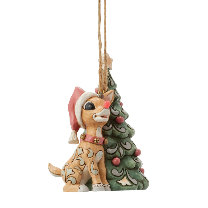 Endura Woodland Rudolph With Tree H/O