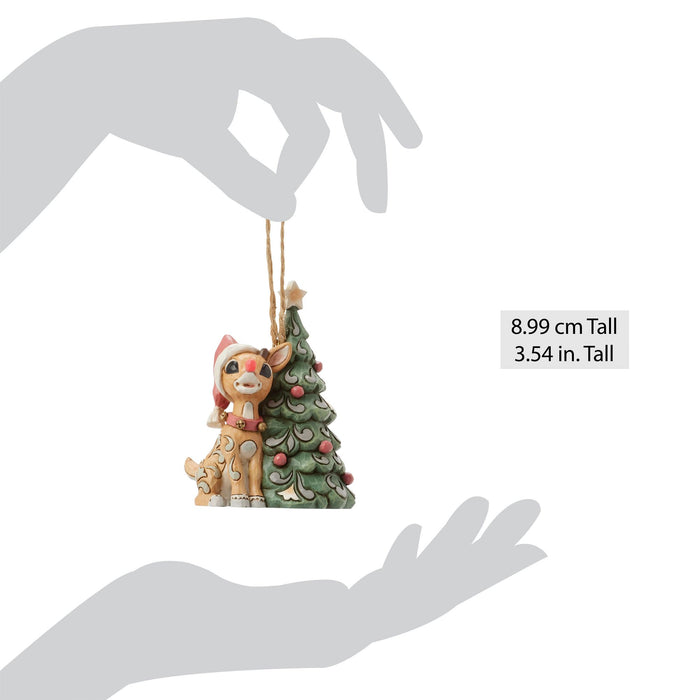 Endura Woodland Rudolph With Tree H/O