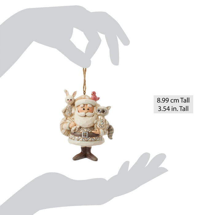 Endura Woodland Santa W/ Animals H/O