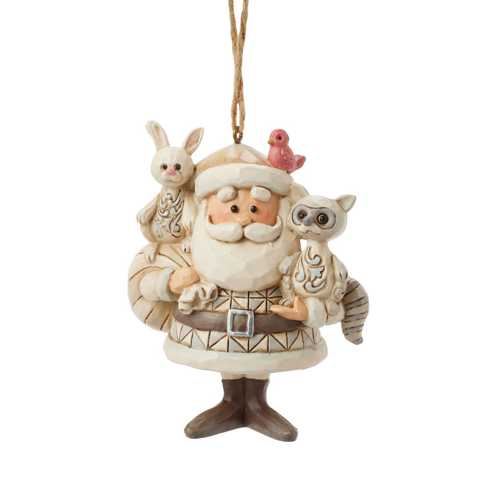 endura Woodland Santa w/ Animals H/O