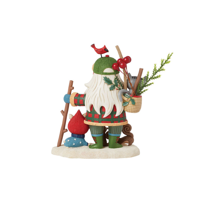Endura Woodsy Walking Santa Figurine