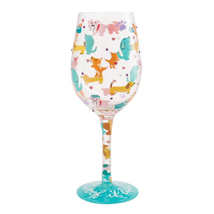 endura Woof it Up Wine Glass