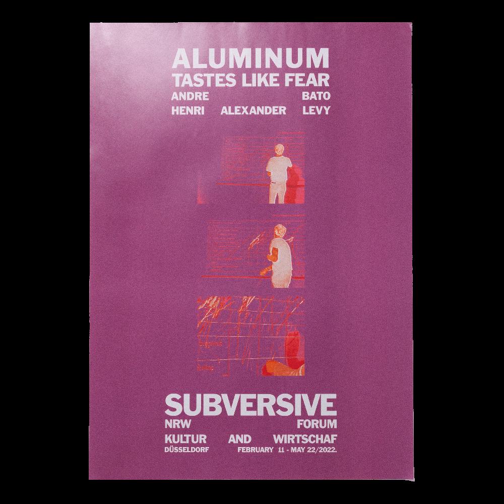 enfants riches deprimes Aluminum Tastes Like Fear Poster - Large