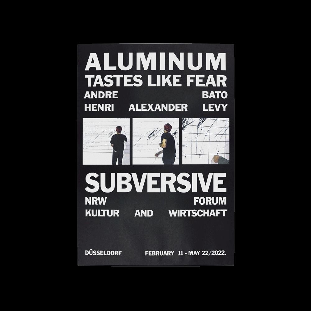 enfants riches deprimes Aluminum Tastes Like Fear Poster - Small