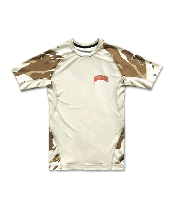 engage Arch Camo Short Sleeve Rash Guard