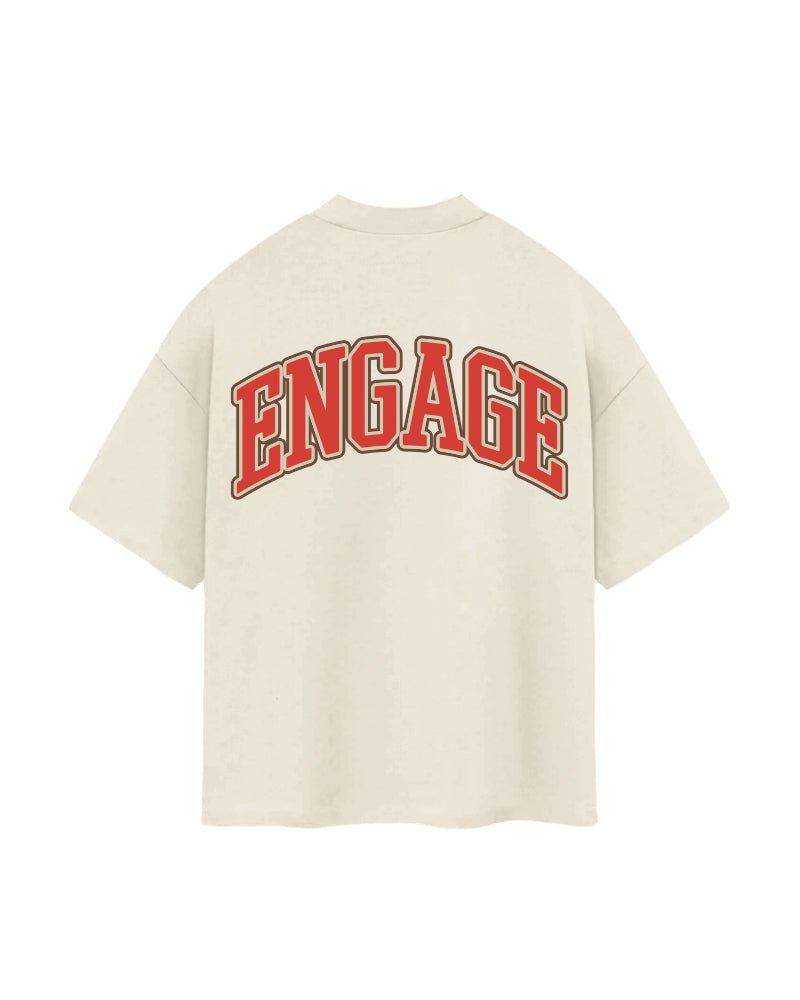 Engage Arch Logo T-Shirt (Off-White)