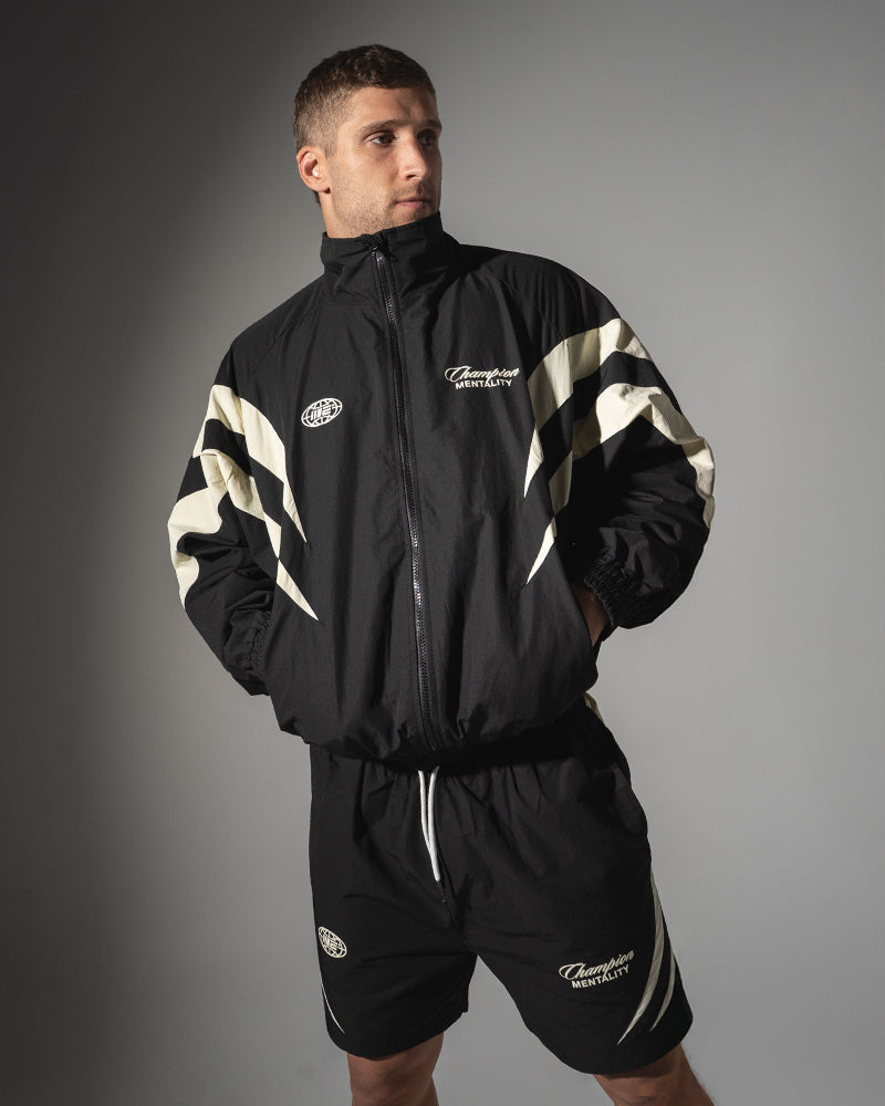 Engage Champion Mentality Track Jacket (Black / White)