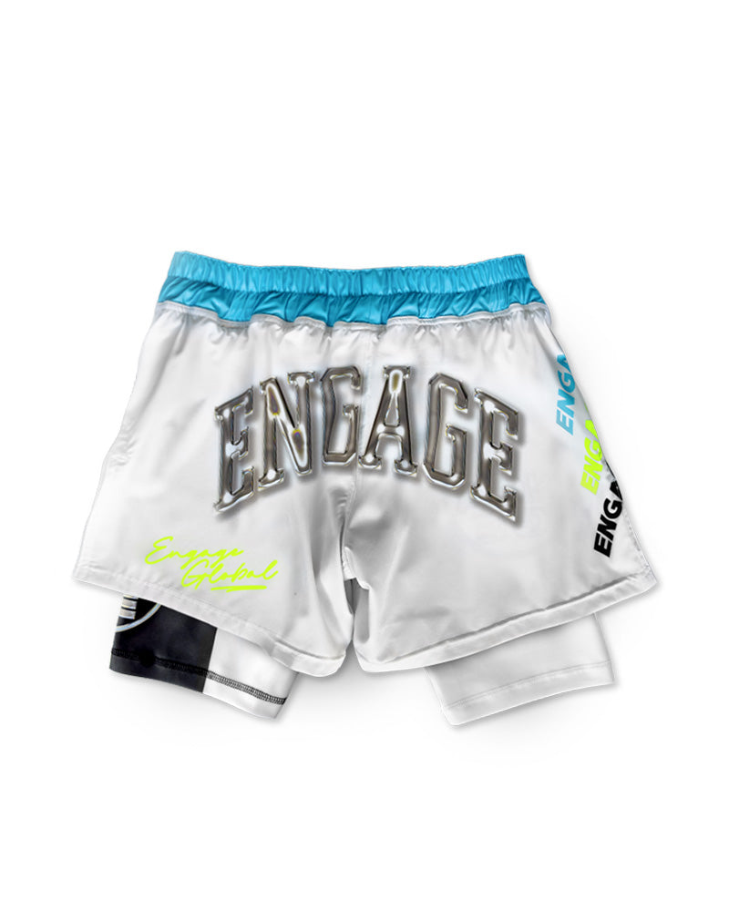 Engage Chrome 2-in-1 Fight Shorts