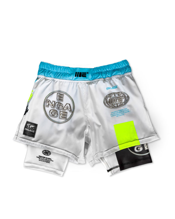 engage Chrome 2-in-1 Fight Shorts