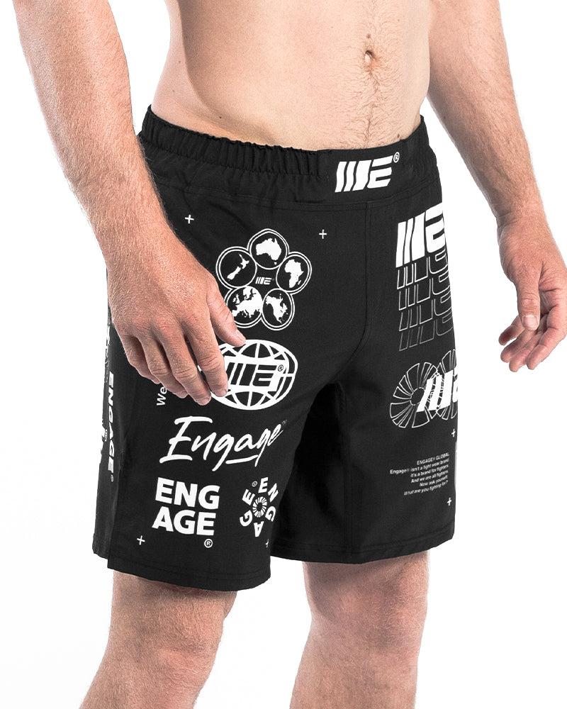 Engage Engage Billboard MMA Grappling Shorts - Black