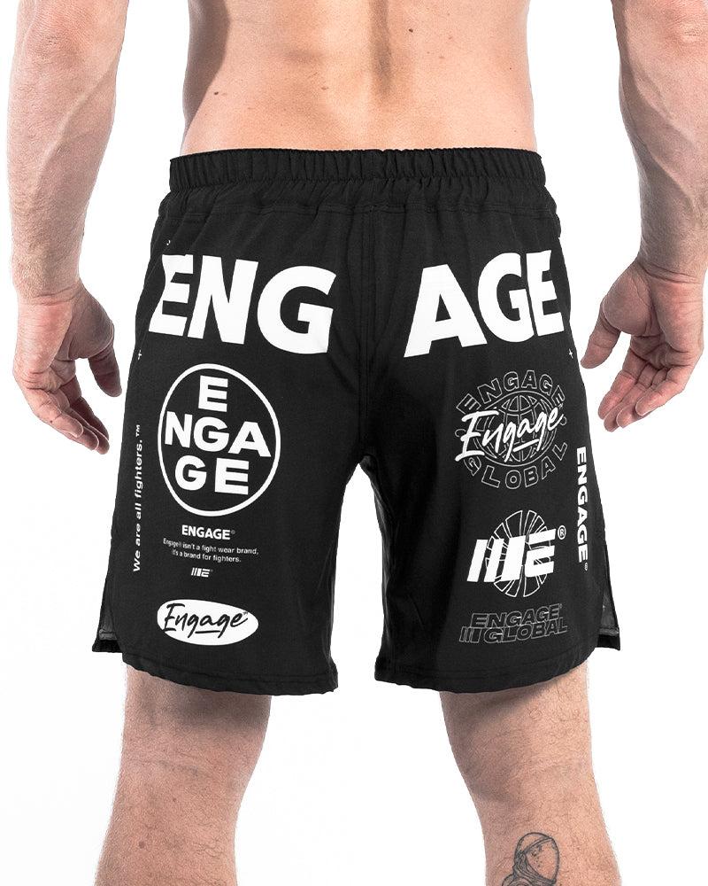 Engage Engage Billboard MMA Grappling Shorts - Black