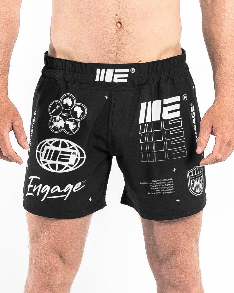 Engage Engage Billboard MMA Hybrid Shorts - Black
