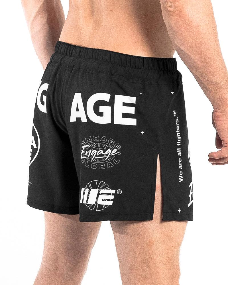 Engage Engage Billboard MMA Hybrid Shorts - Black