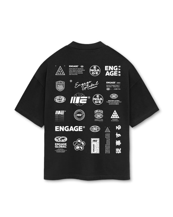engage Engage Billboard Oversized T-Shirt (Black)