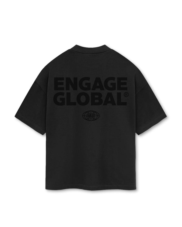 engage Engage Global 'Black Out' Oversized T-Shirt