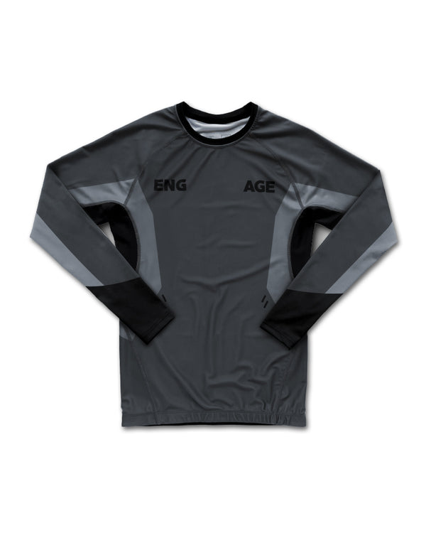 engage Engage Iron Grey Long Sleeve Rash Guard