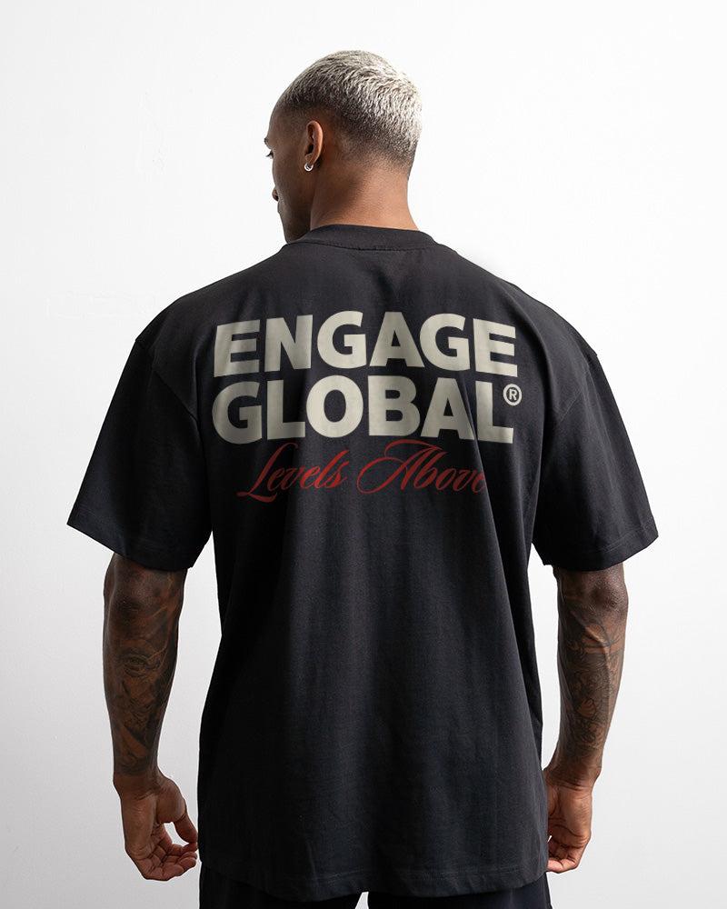 Engage Engage 'Levels Above' Oversized T-Shirt (Black)