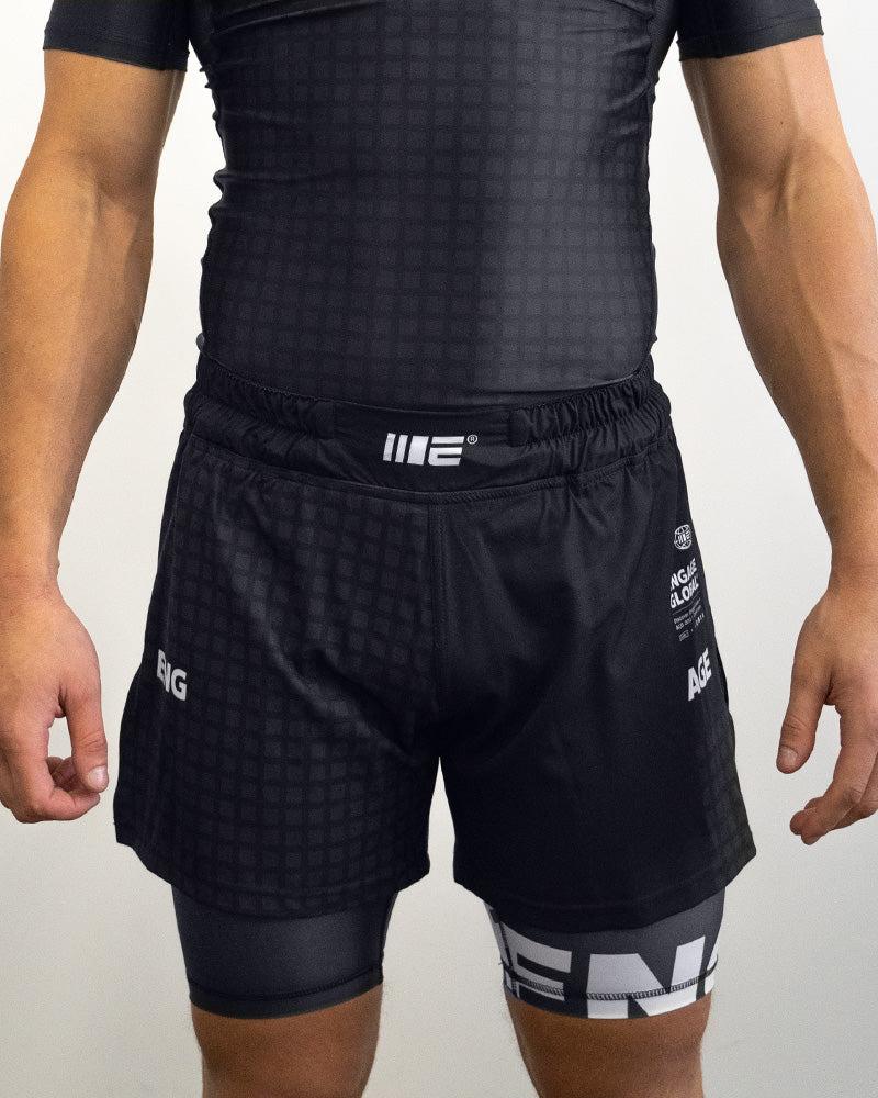 Engage Grid Tech (Black) 2-in-1 Hybrid Shorts