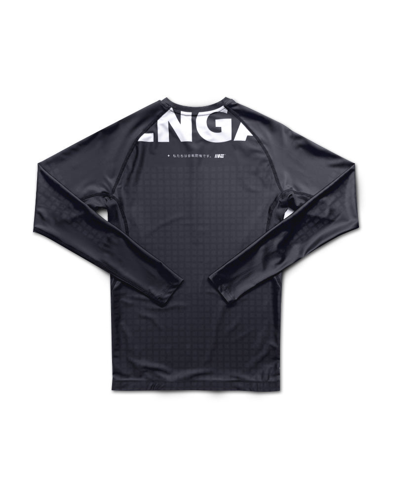 Engage Grid Tech (Black) Long Sleeve Rash Guard