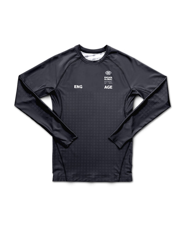 engage Grid Tech (Black) Long Sleeve Rash Guard