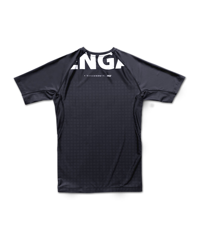 Engage Grid Tech (Black) Short Sleeve Rash Guard