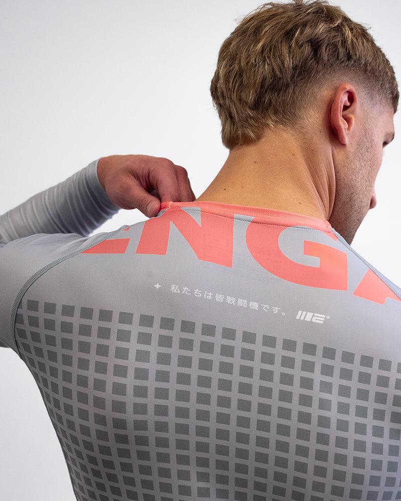 Engage Grid Tech (Grey) Long Sleeve Rash Guard